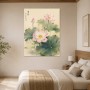 Lotusblüten im Aquarellstil, Kunstdruck oder Wandbild