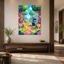 Pixelwald mit Arcade-Flair als Poster oder Wandbild