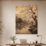Japanische Tempellandschaft als Wandbild oder Kunstdruck