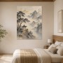 Japanische Berglandschaft als Kunstdruck und Gallery Leinwand
