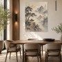 Japanische Berglandschaft als Kunstdruck und Gallery Leinwand