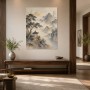 Japanische Berglandschaft als Kunstdruck und Gallery Leinwand