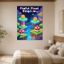 Piaful Pixel Kingdom als Modernes Wandbild oder Poster