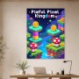 Piaful Pixel Kingdom als Modernes Wandbild oder Poster