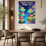 Piaful Pixel Kingdom als Modernes Wandbild oder Poster
