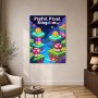 Piaful Pixel Kingdom als Modernes Wandbild oder Poster