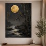 Mondnacht am Fluss, Fine Art Print oder Acrylbild