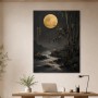 Mondnacht am Fluss, Fine Art Print oder Acrylbild