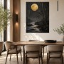 Mondnacht am Fluss, Fine Art Print oder Acrylbild