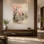 Kirschblüten am Tempel, Kunstdruck oder Gallery Print