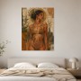 Ästhetisches Porträt als Leinwand oder Poster mit botanischer Symbolik