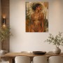Ästhetisches Porträt als Leinwand oder Poster mit botanischer Symbolik