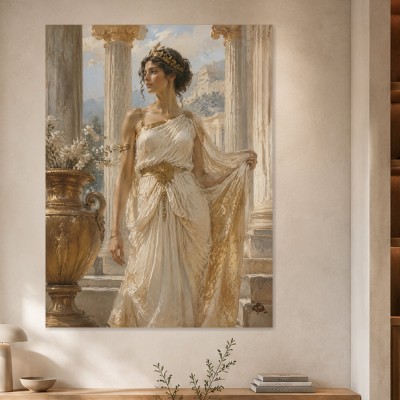 Elegante Göttin als Fine Art Print und Wandbild