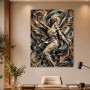 Majestätische Engelsfigur als Kunstdruck oder Leinwandbild