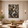 Majestätische Engelsfigur als Kunstdruck oder Leinwandbild