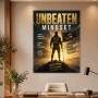 Unbeaten Mindset als Leinwand oder Poster für starke Räume