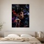Dynamisches Tennisspieler Motiv als Poster oder Leinwand