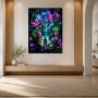 Neon-Jungle mit Player, Leinwand oder Gallery Print