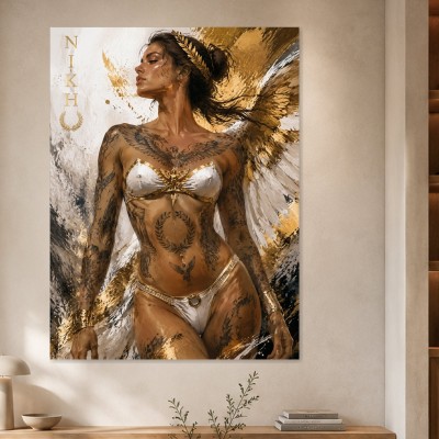 Goldene Göttin, Acrylbild oder Fine Art Print
