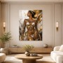 Goldene Göttin, Acrylbild oder Fine Art Print