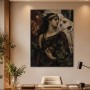 Mystisches Frauenporträt als Kunstwerk oder Modernes Wandbild