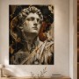 Antikes Porträt mit Goldakzenten, Wandbild oder Fine Art Print