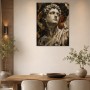 Antikes Porträt mit Goldakzenten, Wandbild oder Fine Art Print