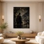 Samurai bei Nacht als Kunstdruck oder Fine Art Print