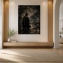 Samurai bei Nacht als Kunstdruck oder Fine Art Print