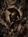 Antiker Krieger als Wandbild oder Fine Art Print in dunkler Opulenz