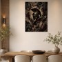 Antiker Krieger als Wandbild oder Fine Art Print in dunkler Opulenz