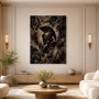 Antiker Krieger als Wandbild oder Fine Art Print in dunkler Opulenz