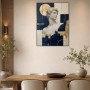 Moderne Kunst oder Gallery Print mit klassischer Büste