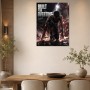Dynamischer Basketball Spieler als Poster oder Wandbild