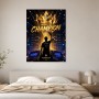 Goldenes Champion-Motiv als Poster oder Canvas Print