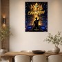 Goldenes Champion-Motiv als Poster oder Canvas Print