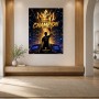 Goldenes Champion-Motiv als Poster oder Canvas Print