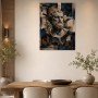 Antiker Porträt Kunstdruck und Designer Wandbild mit griechischer Anmutung