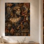 Antikes Porträt als Kunstdruck oder Gallery Print in dunkler Pracht