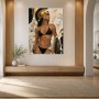 Moderne Kunst oder Acrylbild mit klassischer Kriegerin
