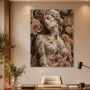 Verträumte Figur mit Rosen als Wandbild oder Fine Art Print