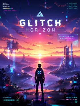 Glitch Horizon als Modernes Wandbild oder Fine Art Print