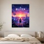 Glitch Horizon als Modernes Wandbild oder Fine Art Print