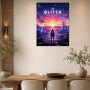 Glitch Horizon als Modernes Wandbild oder Fine Art Print