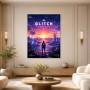 Glitch Horizon als Modernes Wandbild oder Fine Art Print