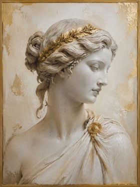 Elegantes Porträt als Leinwandbild oder Fine Art Print