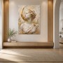 Elegante Büste mit Goldakzenten als Kunstwerk oder Fine Art Print