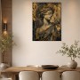 Mystische Frau mit Goldakzenten, Wandbild oder Fine Art Print