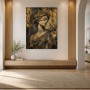Mystische Frau mit Goldakzenten, Wandbild oder Fine Art Print