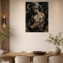 Antiker Torso als Kunstwerk oder Fine Art Print mit goldenen Akzenten